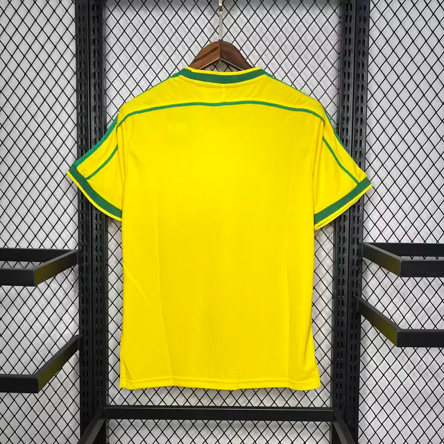 Camisa Brasil Retrô 1998 Amarela Fenômeno Masculina