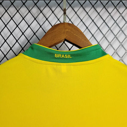 Camisa Brasil Retrô 2006 Amarela Home Copa da Alemanha Masculina