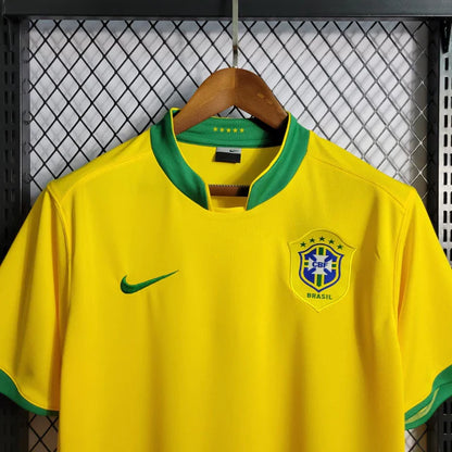 Camisa Brasil Retrô 2006 Amarela Home Copa da Alemanha Masculina