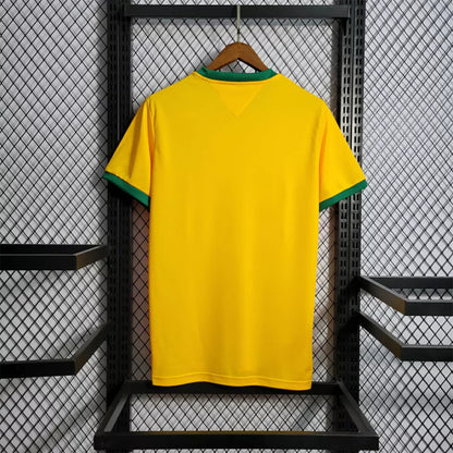 Camisa Brasil Retrô 1970 Amarela Tri Campeão Masculina