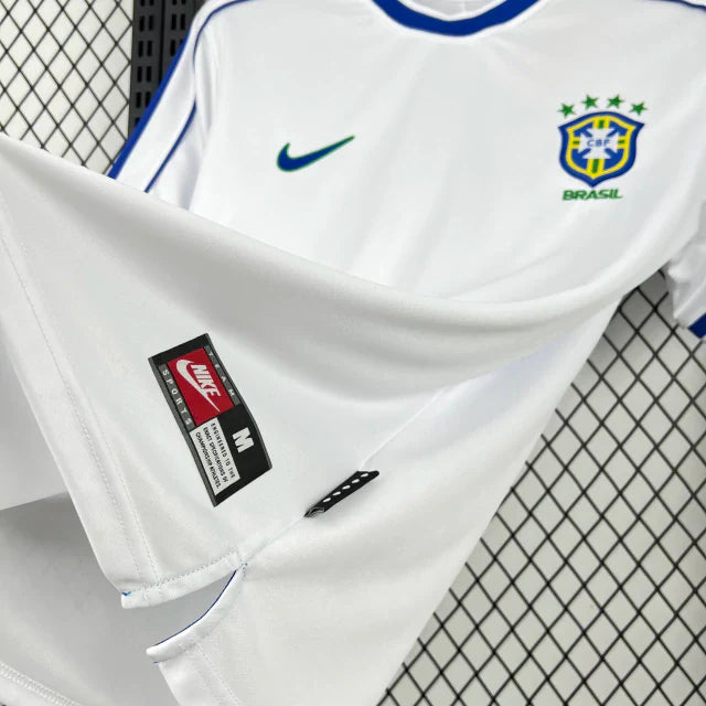 Camisa Brasil Retrô 1998 Branca Edição Especial Masculina