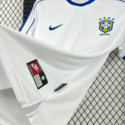 Camisa Brasil Retrô 1998 Branca Edição Especial Masculina