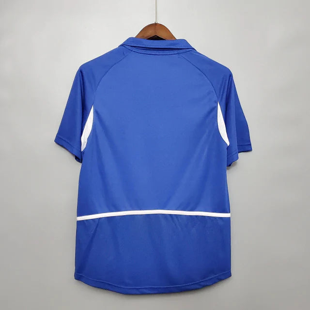 Camisa Brasil Retrô 2002 Azul Away Penta Campeão Masculina