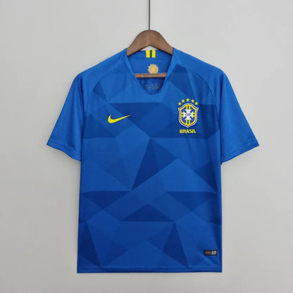 Camisa Brasil Retrô 2018 Azul Away Copa do Mundo Masculina