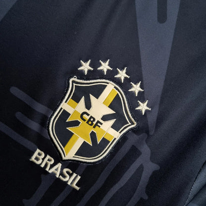 Camisa Seleção Brasileira Concept Nordeste Preta Masculina Edição Especial