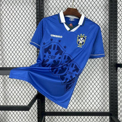 Camisa Brasil Retrô 1994 Branca Away Copa dos EUA Masculina