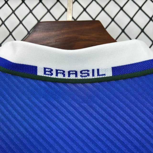 Camisa Brasil Retrô 1994 Branca Away Copa dos EUA Masculina