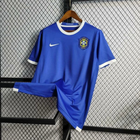 Camisa Brasil Retrô 2006 Azul Away Copa do Mundo Masculina