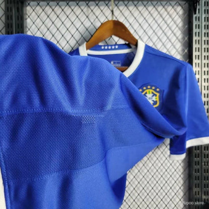 Camisa Brasil Retrô 2006 Azul Away Copa do Mundo Masculina