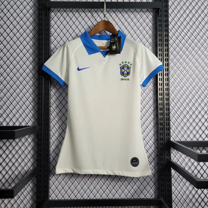 Camisa Seleção Brasileira Feminina Retrô 2019/2020 Branca Copa América