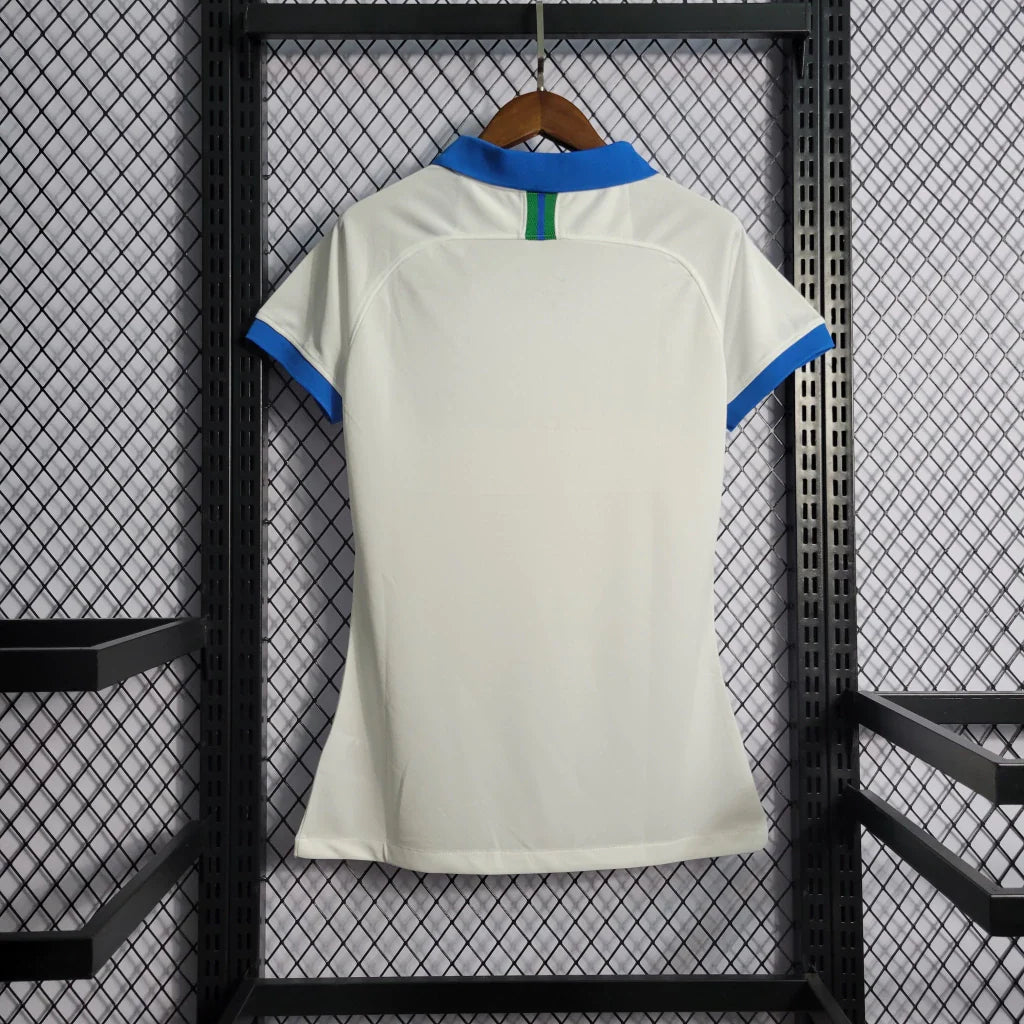 Camisa Seleção Brasileira Feminina Retrô 2019/2020 Branca Copa América