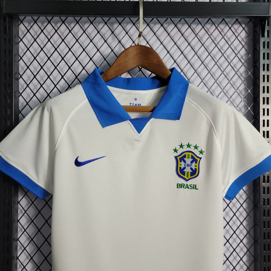 Camisa Seleção Brasileira Feminina Retrô 2019/2020 Branca Copa América