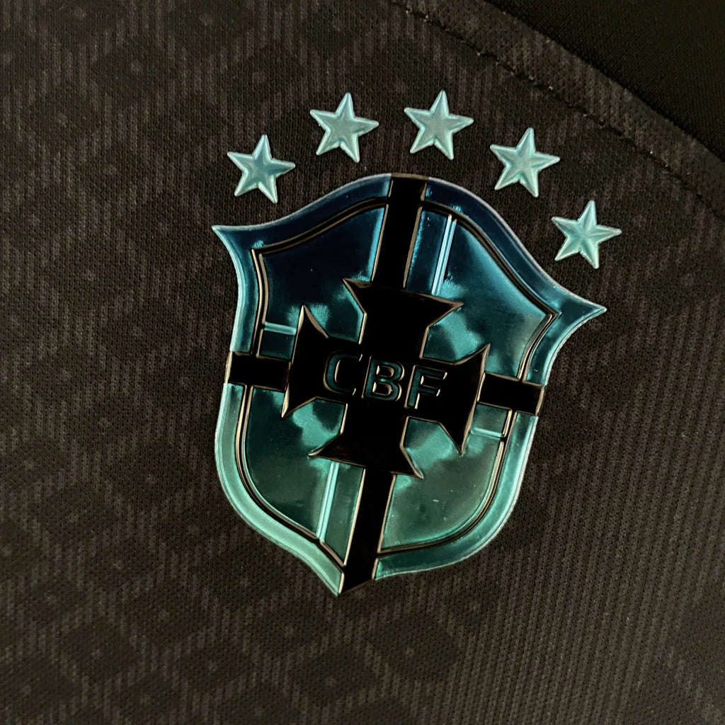 Camisa Seleção Brasileira Concept Preta Feminina Edição Especial