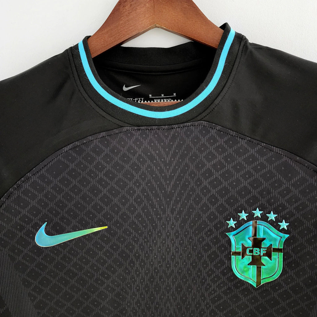 Camisa Seleção Brasileira Concept Preta Masculina Edição Especial