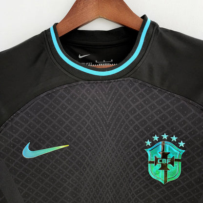 Camisa Seleção Brasileira Concept Preta Masculina Edição Especial