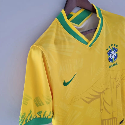 Camisa Seleção Brasileira Concept Edição Especial Rio 2022 Amarela Masculina