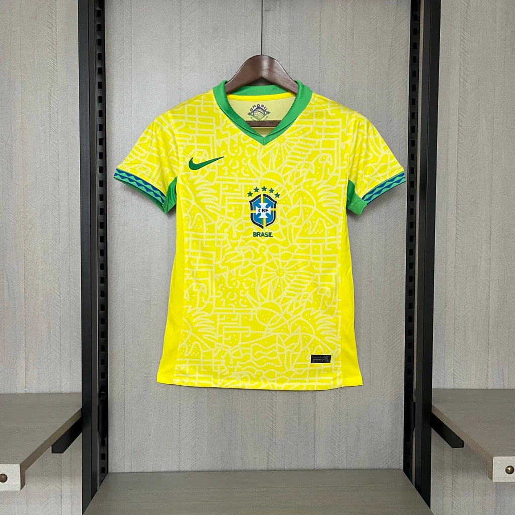 Camisa Seleção Brasileira 2024/2025 Amarela Feminina