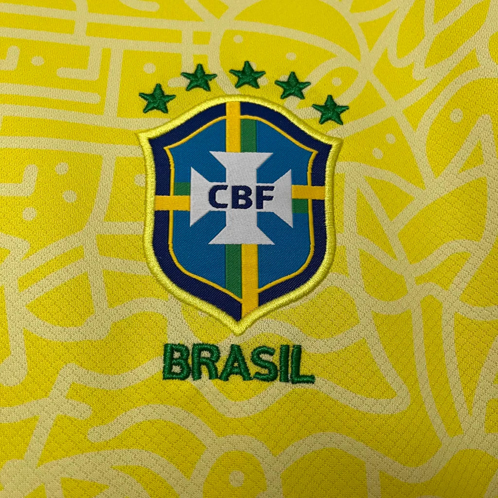 Camisa Seleção Brasileira 2024/2025 Amarela Feminina