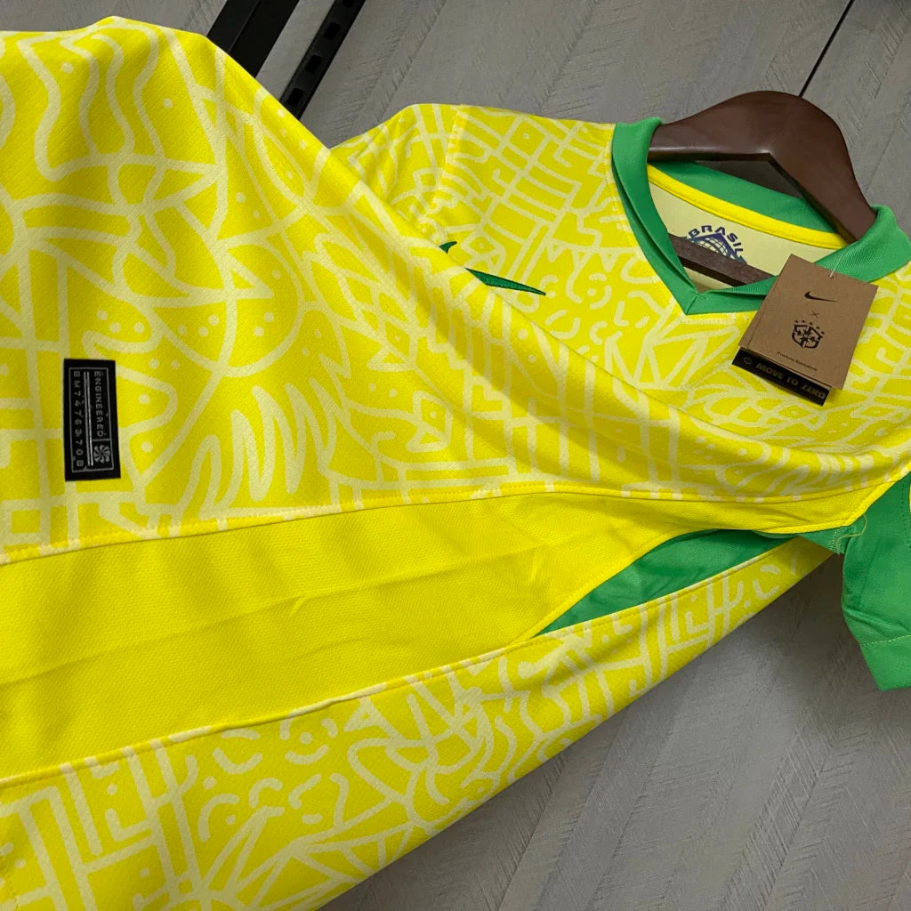 Camisa Seleção Brasileira 2024/2025 Amarela Feminina