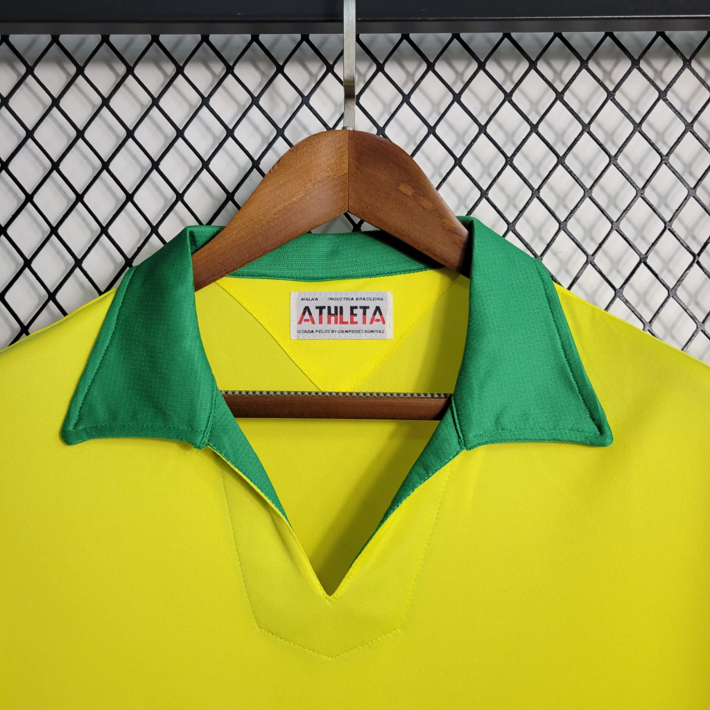 Camisa Seleção Brasileira Retrô 1958 Amarela Home