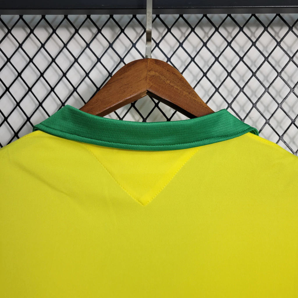 Camisa Seleção Brasileira Retrô 1958 Amarela Home