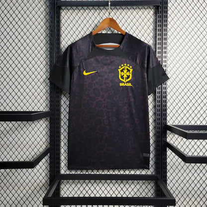 Camisa Seleção Brasileira Antirracismo 2023 Preta Onça Masculina
