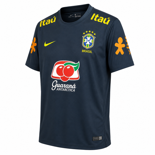 Camisa Seleção Brasileira Treino 2020/21 Cinza Torcedor Masculina