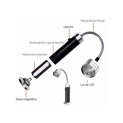 Luminária Led Flexível Para Churrasqueira - ChurrasLed