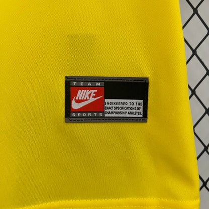 Kit Infantil Brasil Retrô 1998 Amarelo Copa da França