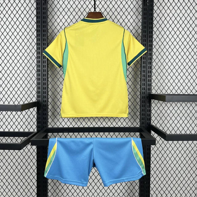 Kit Infantil Seleção Brasileira I 2026 Amarelo Home