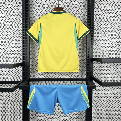 Kit Infantil Seleção Brasileira I 2026 Amarelo Home