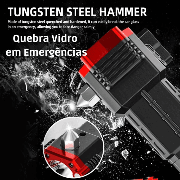 Lanterna Tática - 4 Funções em 1