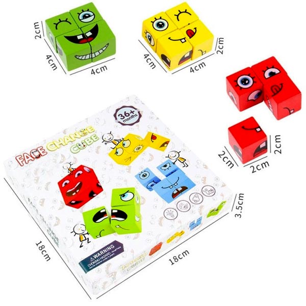 Jogo de Cubos Mágicos Multi-Caretas (Promoção Dia das Crianças)