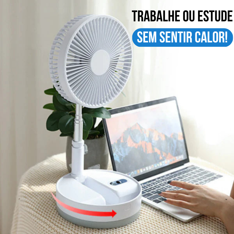 Ventilador Portátil Inteligente Silencioso - Power Fresh