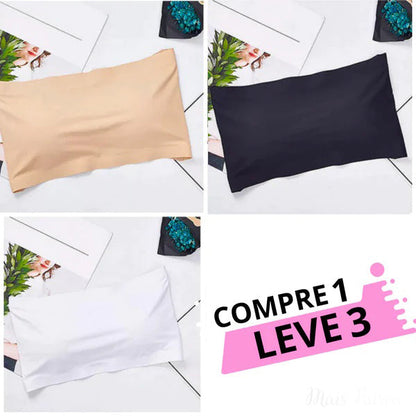 Sutiãs Sem Alça Mais Patroa em Seda Gelo- (Compre 1 e Leve 3 unidades Apenas Hoje!)
